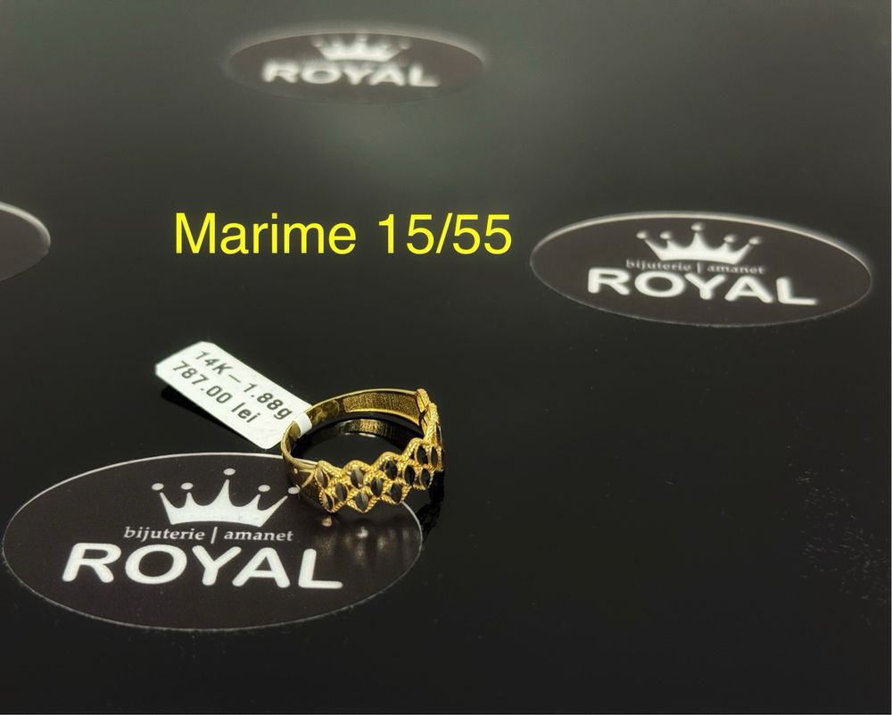 Bijuteria ROYAL : Inel AUR NOU 14K / 1.88 GR