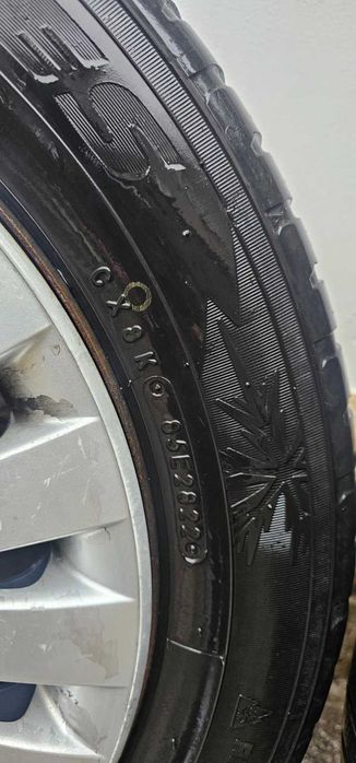 Железни джанти с капаци оригинални за vw touran 5*112*16