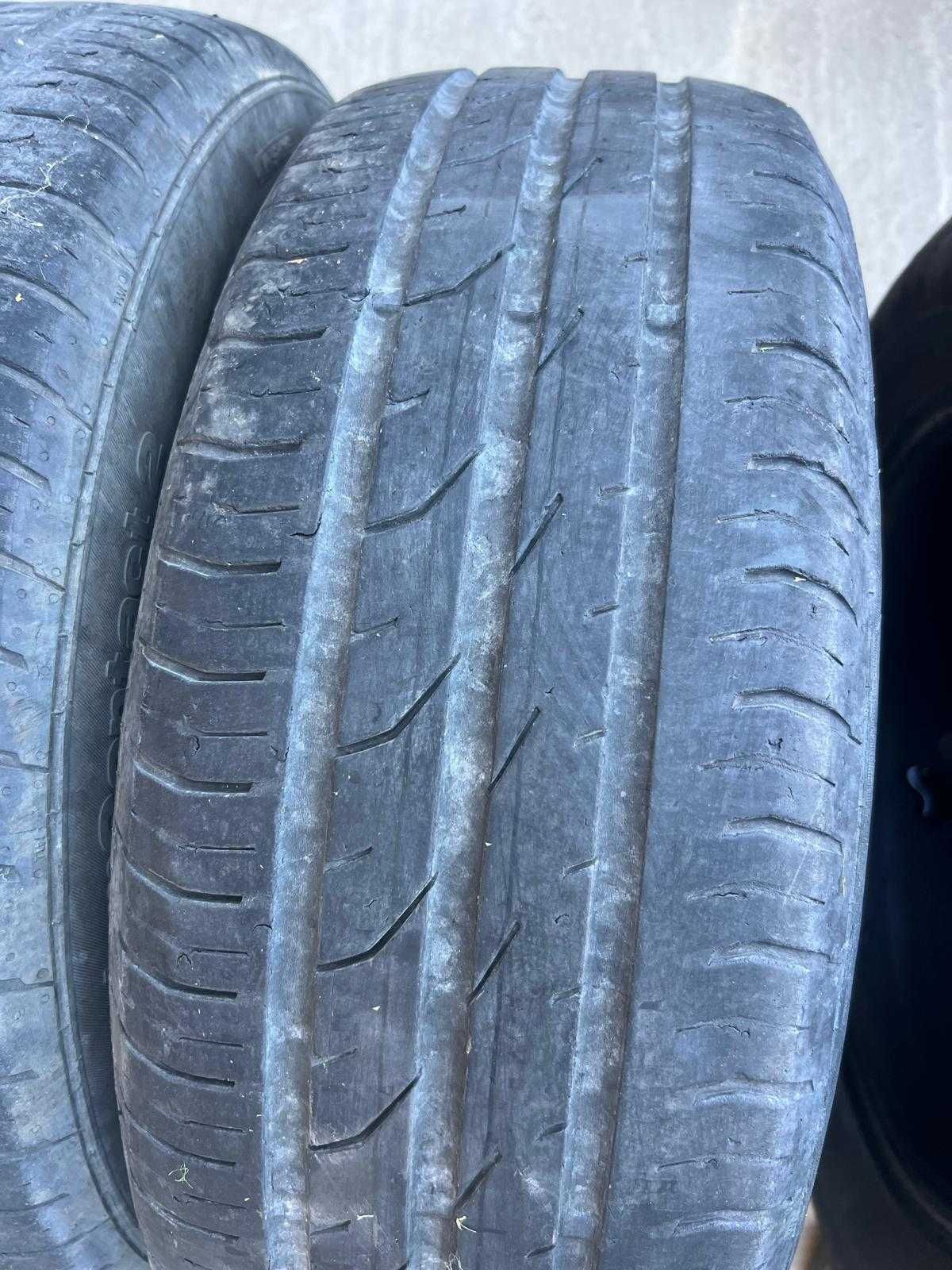 Vand 4 anvelope vara 205/60/16 marca Continental, 250 lei/set