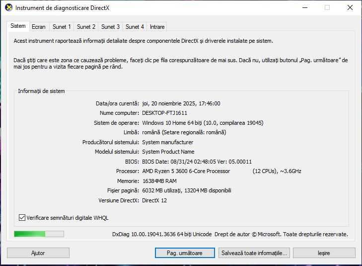 Pc GamingRyzen 5 3600 16gb ram GTX 1660TI