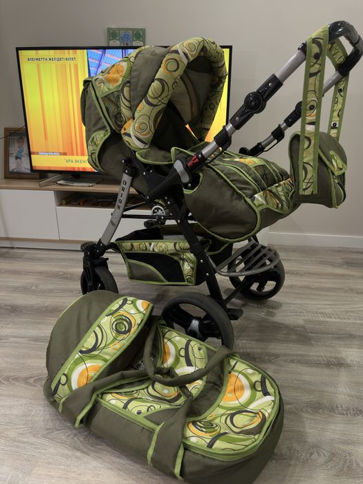 Коляска детская зима-лето, санки в подарок