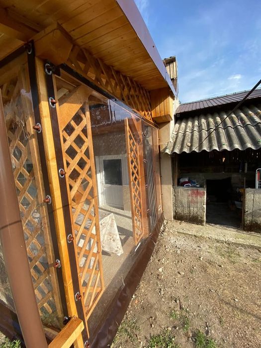 Folie terasa transparenta terase și foisoare Cristal tratata UV