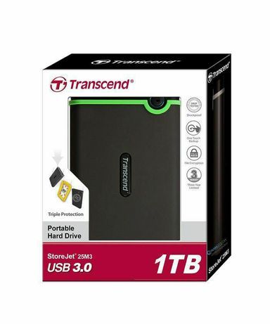 Внешний жёсткий диск Transcend StoreJet 25M3 1TB