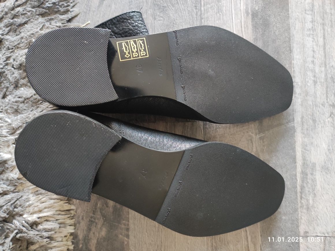 Botine piele naturala Bata