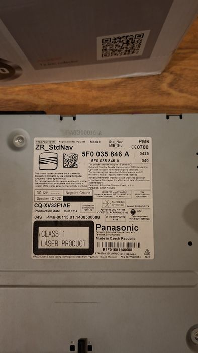 Navigatie originala Seat Leon