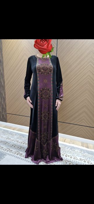 Велюровое платье 44-46 размер