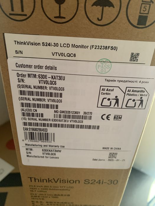 Lenovo ThinkVision S24i-30 FHD