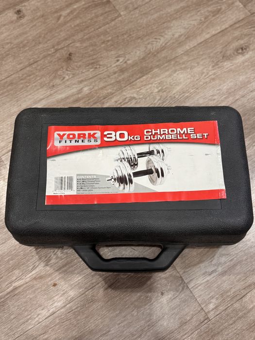 Гантели наборные 30кг новые (2 по 15)