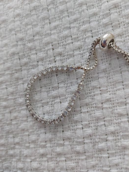 Bratara  tennis stralucitoare argint 925