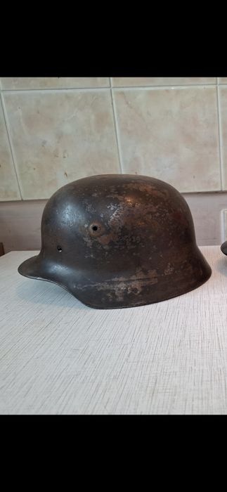 Каска военного периода.