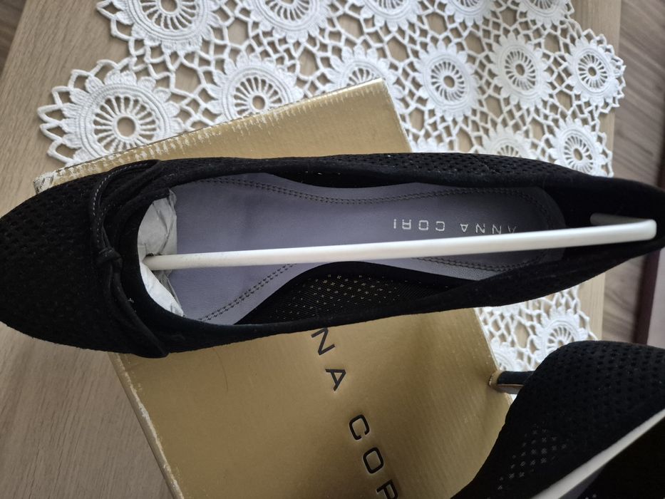 Pantofi piele întoarsă Anna Cori