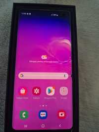 Telefon Samsung s10 plus cu o dungă pe display