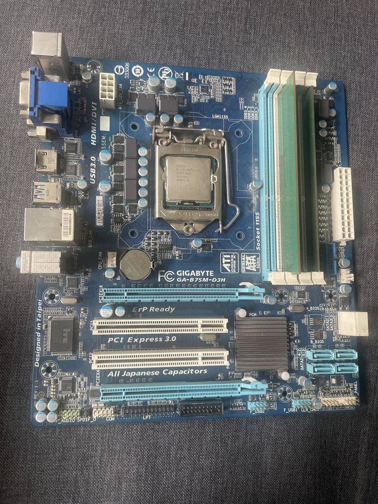 Комплект: Intel i7-3770 / Gigabyte GA-B75M / RAM 8GB DDR3