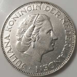 Moneda din argint 2 1/2 gulden.