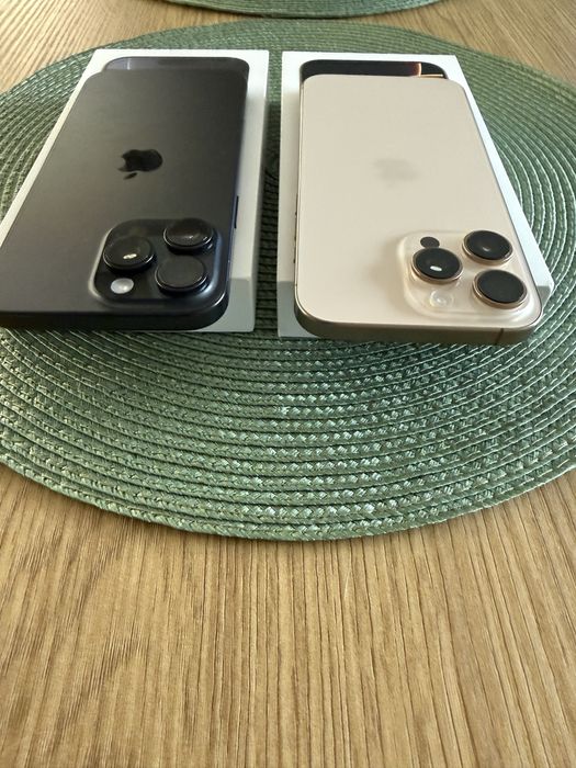 iPhone 16 Pro max Black/Desert Titanium 256GB-Като нови 100% гаранция