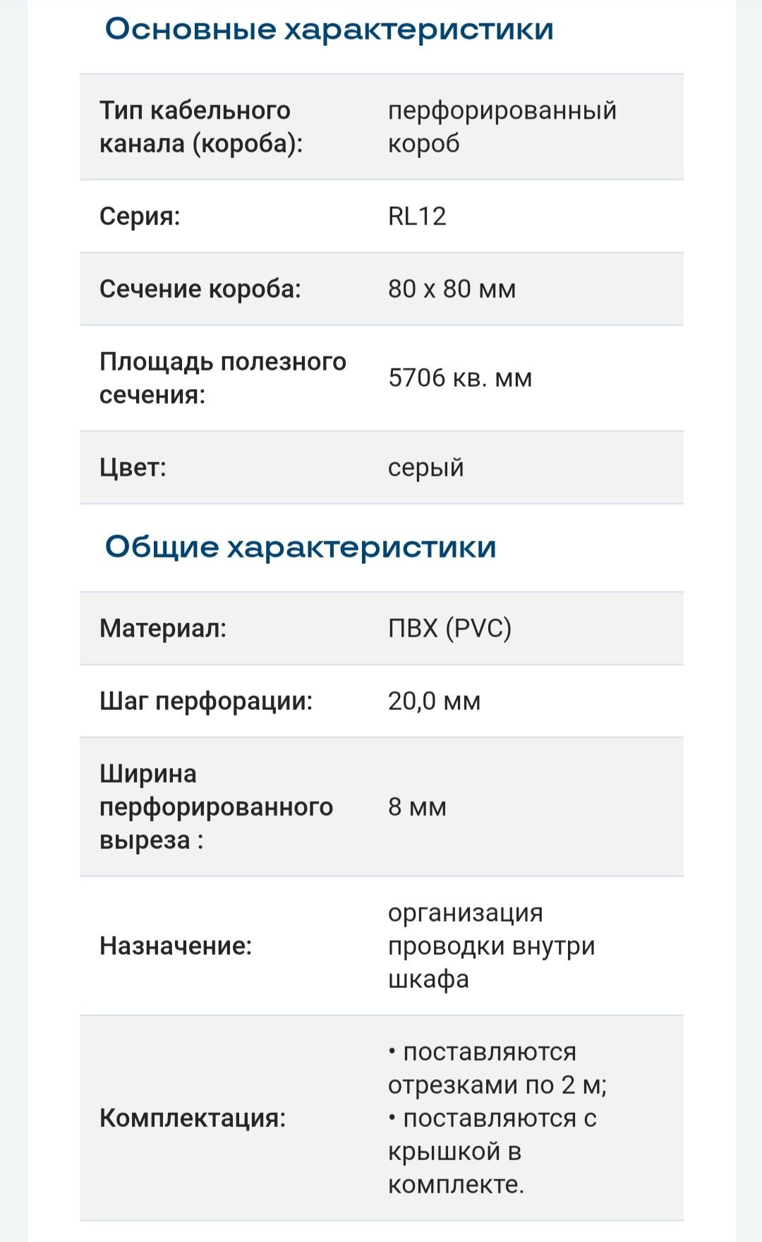 Короб перфорированный