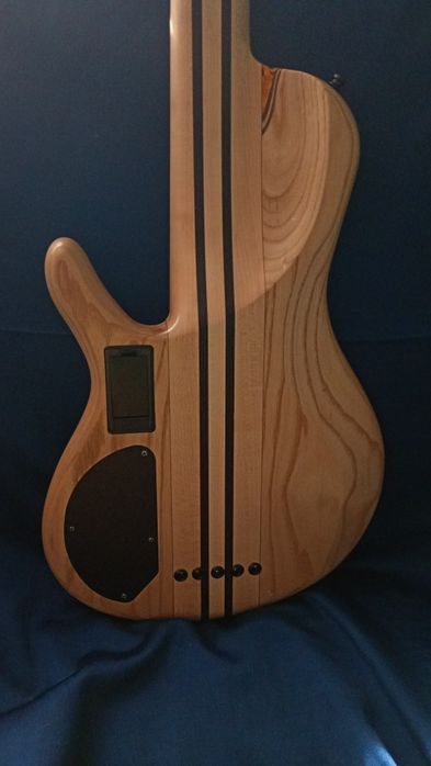 Chitara bass Cort A5 Plus SC Amber Open Pore