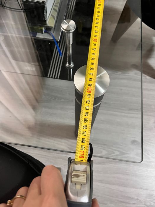 Măsuță de cafea din sticlă securizată+ 2 tabureți.