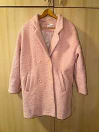 Palton damă roz pudră