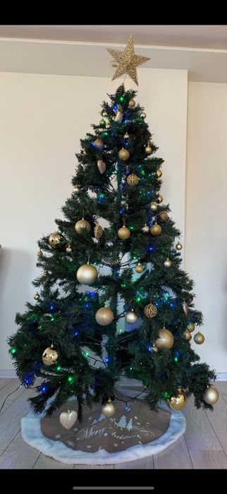 Коледна елха зелено 2.10m