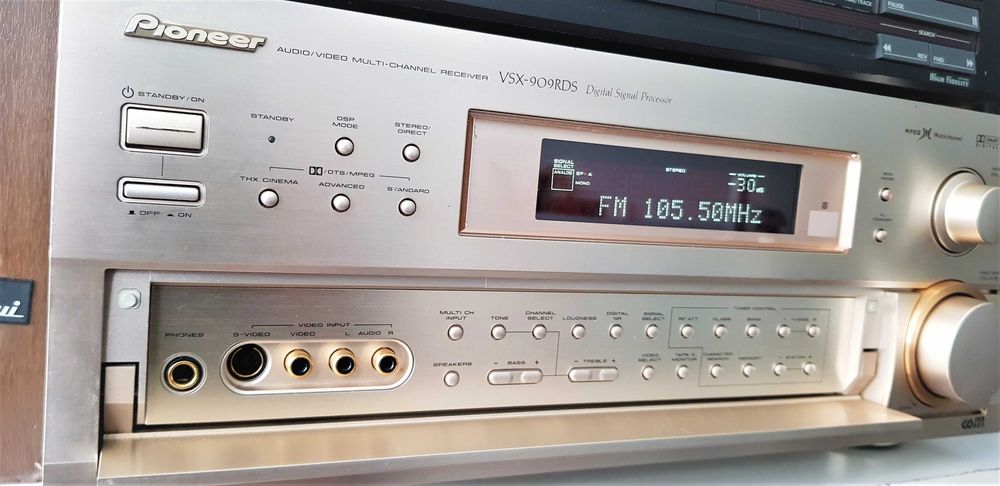 Pioneer VSX 909 muzica THX 7.1 Japan telec filme muzica