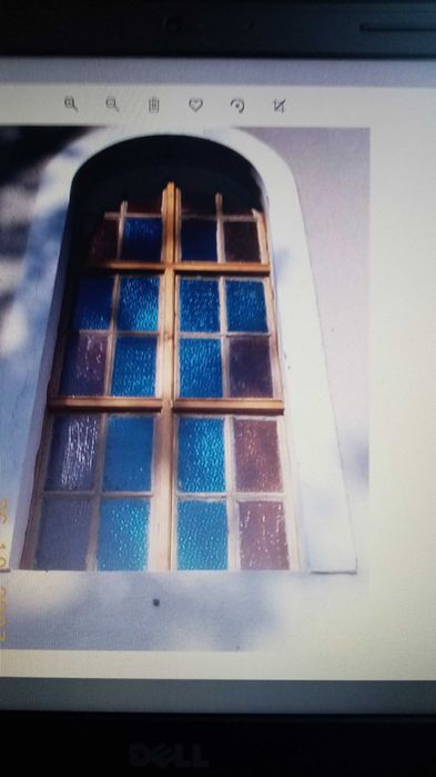 Ferestre lemn cu sticla colorata