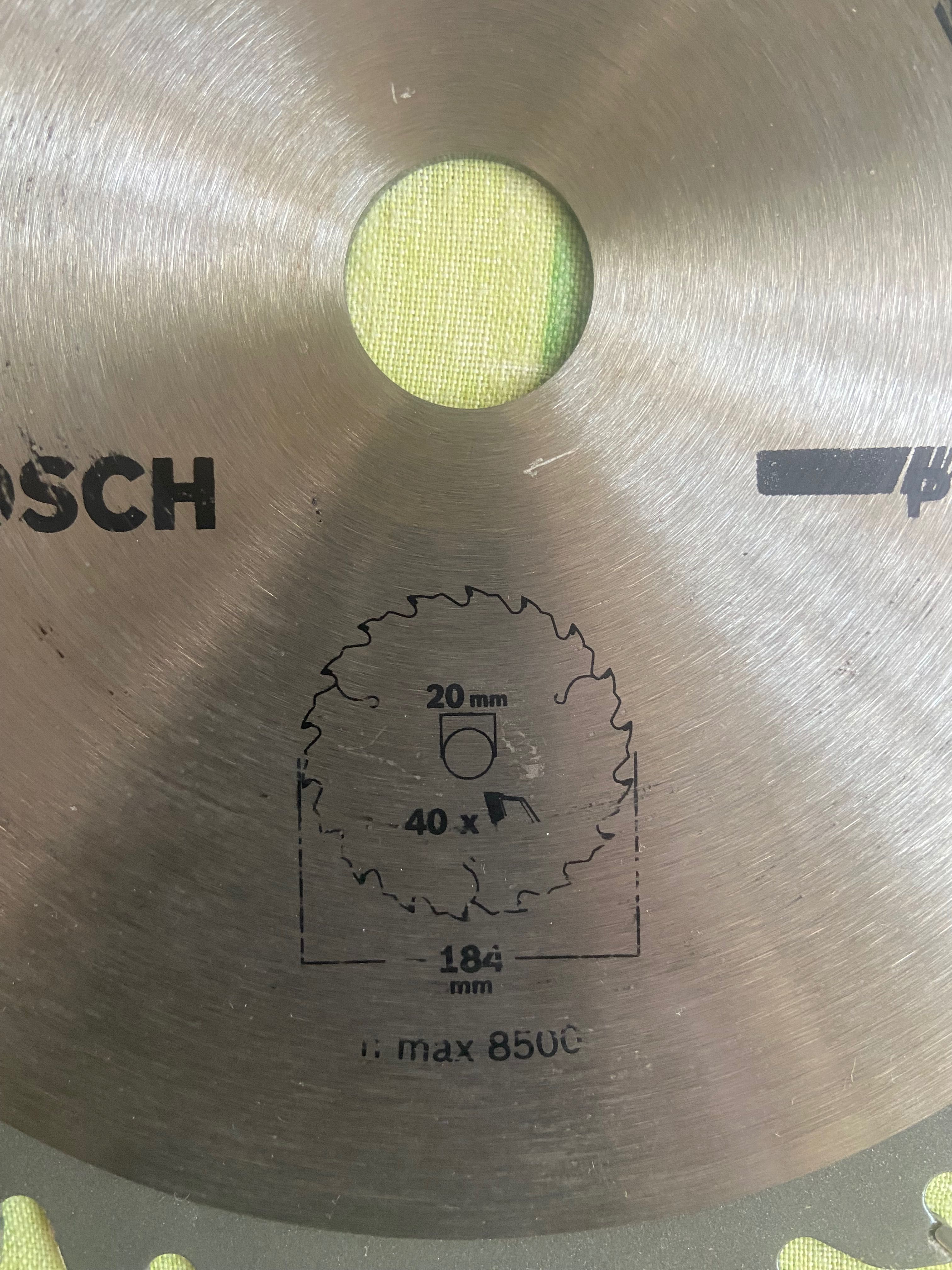Диск за ръчен циркуляр BOSCH 184мм / Бош