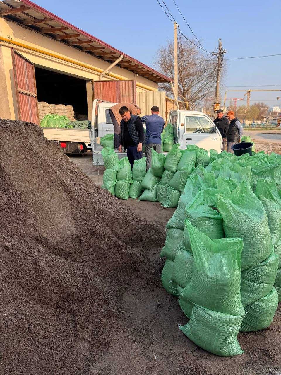 Klenes Sheben Qum Tuproq qopdaПесок Кленец Шебен Глена В мешках