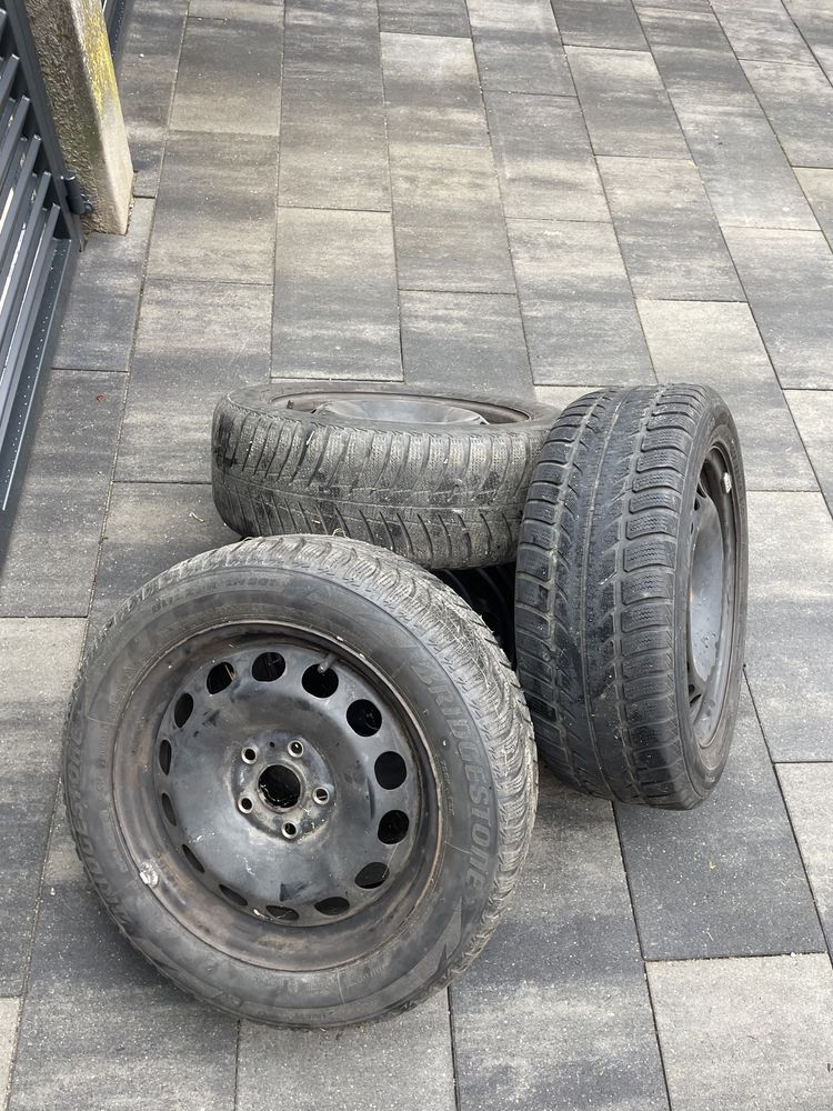 Jante 5x112 cu cauciucuri 205/55 R16