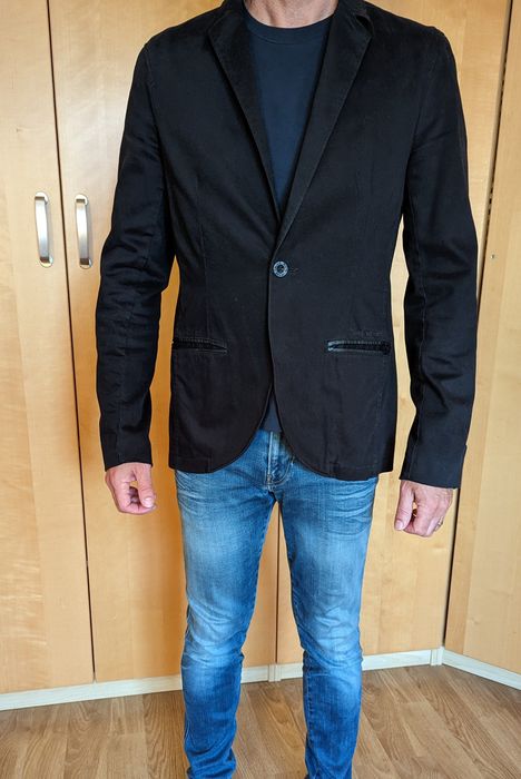 Sacou negru  barbati casual slim Calvin Klein marime S/M