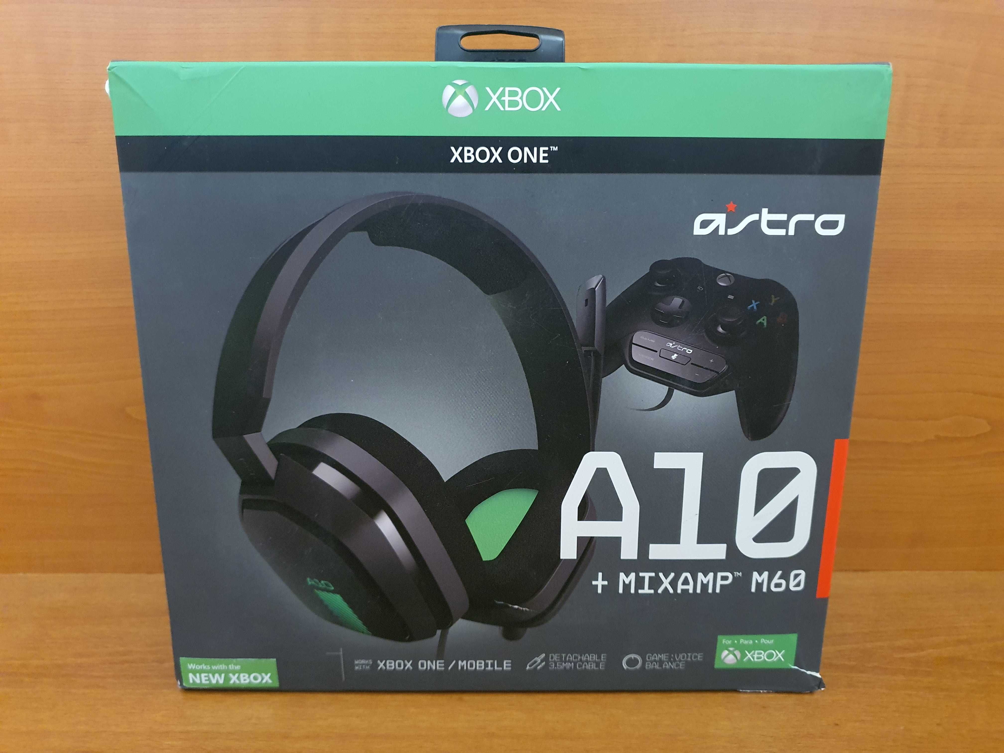 Геймърски слушалки Astro Gaming A10 + MixAmp M60 за Xbox One/PC/PS4