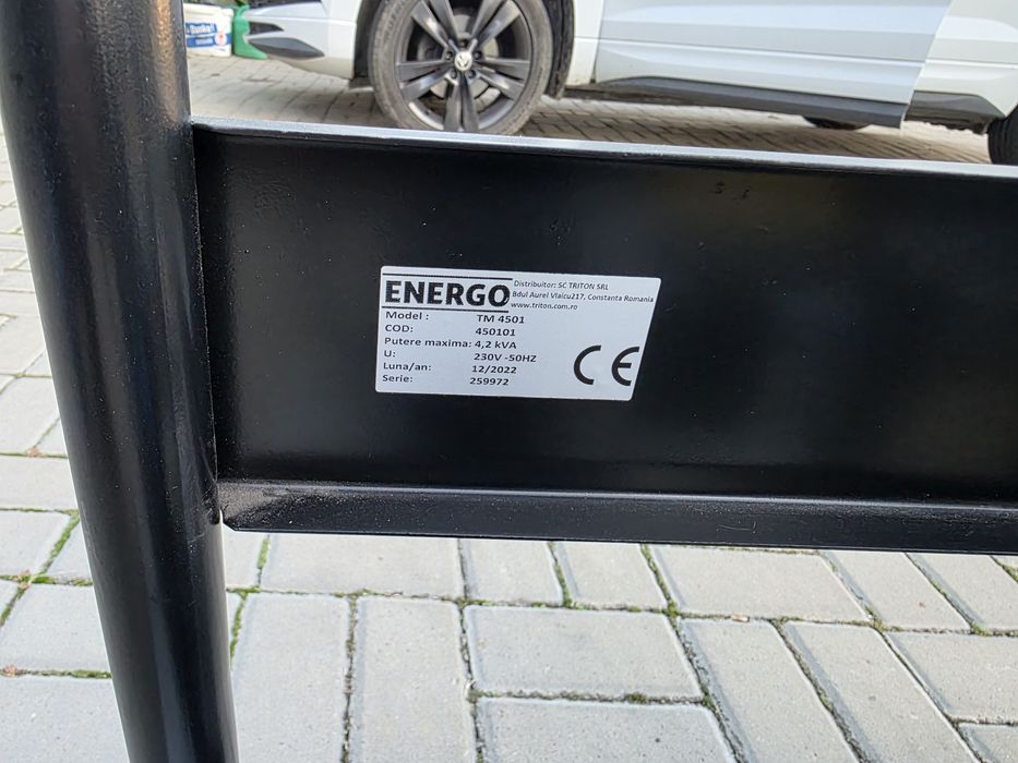 Generator electric 4,5 KW motor 4T Honda GX390 pe benzina, absolut nou