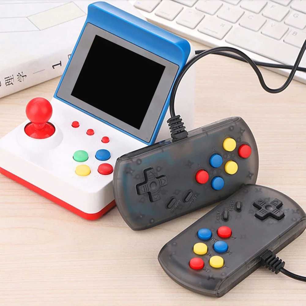 Consola Jocuri Arcade Retro 360 jocuri in 1 cu 2 joystick-uri Alb