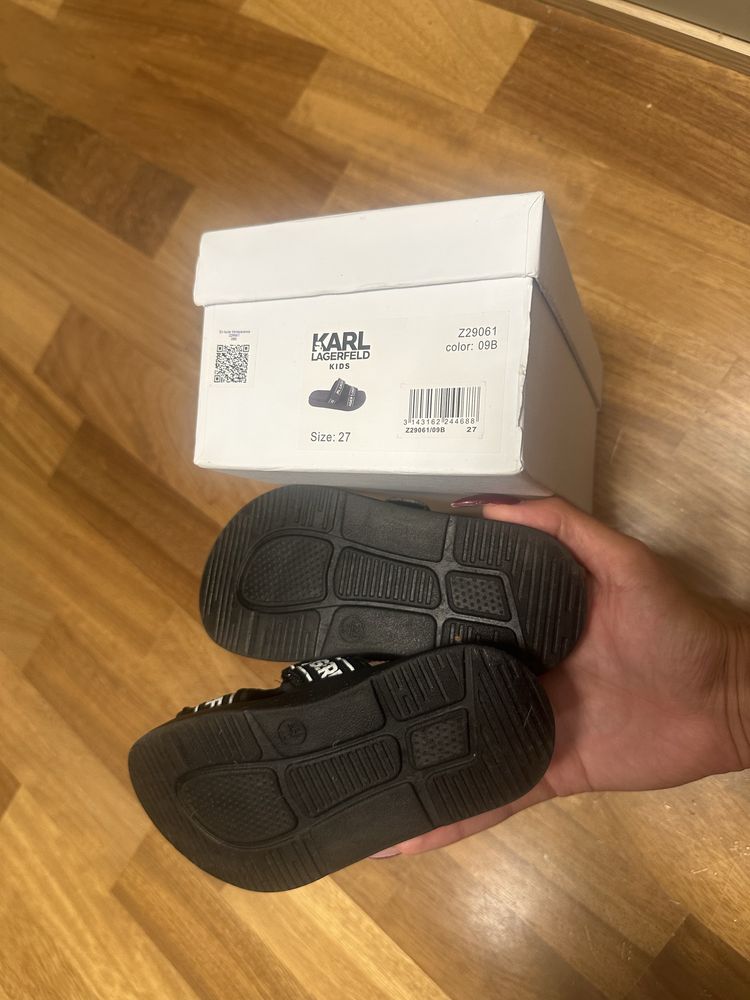 Детски чехли Karl Lagerfeld Balenciaga