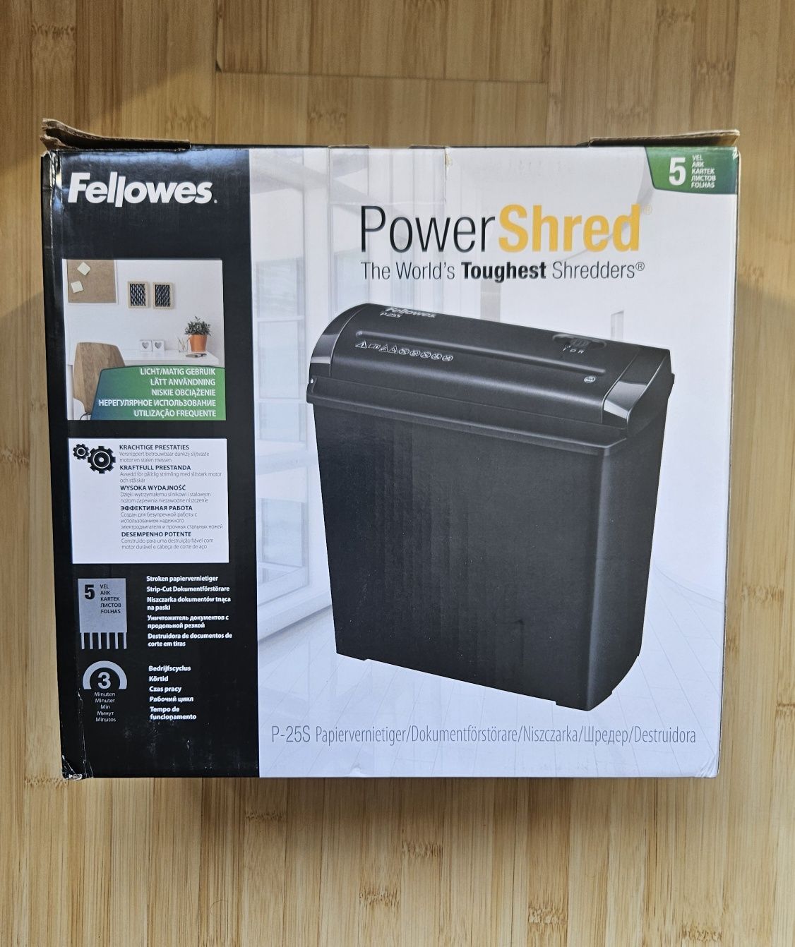 Distrugator documente manual FELLOWES Powershred P-25S