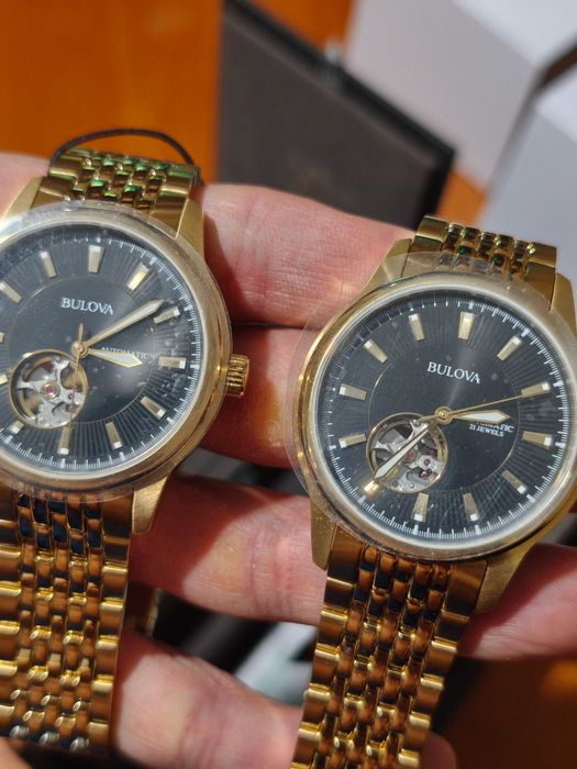 Нов автоматичен часовник Bulova -2бр