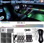 Lumini ambientale fibra optica compatibile cu bmw audi vw fiat orice