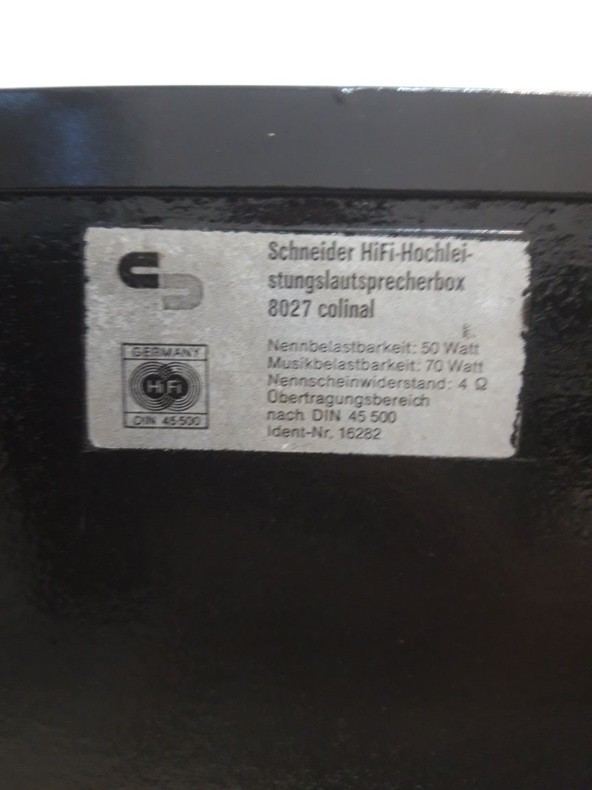 Boxe Schneider Hi Fi 3 căi 8027LS
