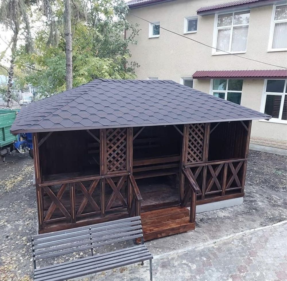 Terase si foisoare din lemn de gradina