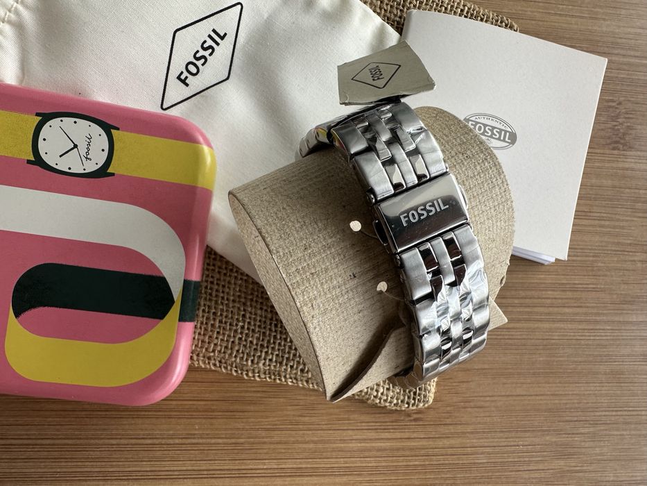 Ceas Fossil Boyfriend nou Es3747 pachet complet