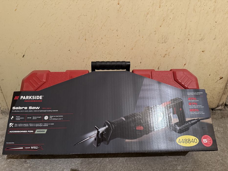 Саблен трион парксайд 1250 вата Parkside performance Ppfs 1250 A1