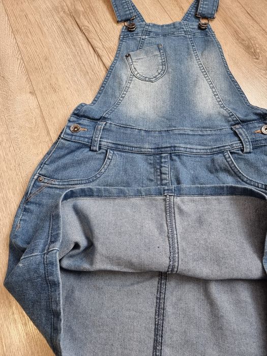 Salopeta fustă denim Yigga, mărimea 146-152