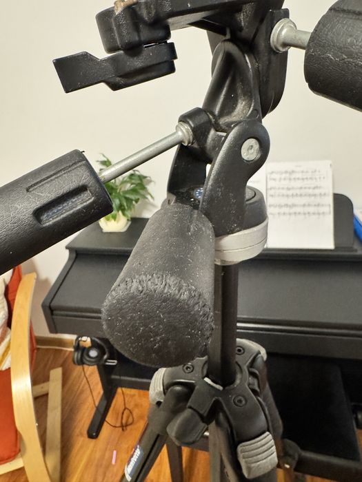 Trepied Manfrotto 190 + cap 141RC – stare bună