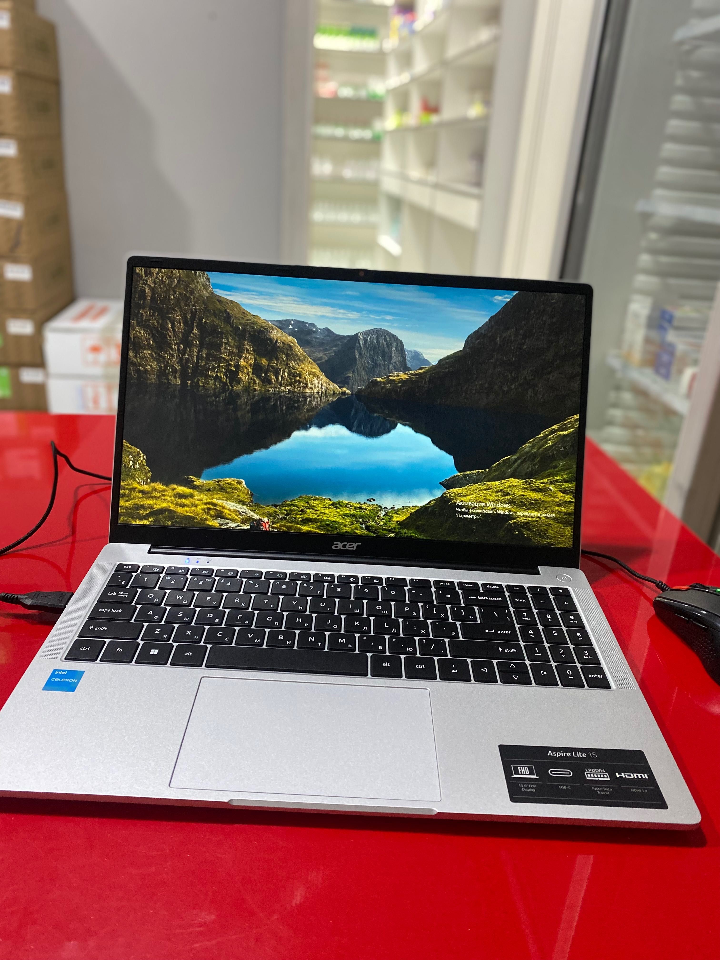 Noutbuok sotiladi aspire lite 15