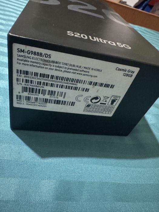 Cutie cheita si husa samsung galaxy s20 ultra originale