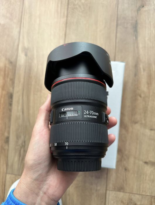 Obiectiv Canon 24-70mm f2.8 ii ca nou schimb cu RF