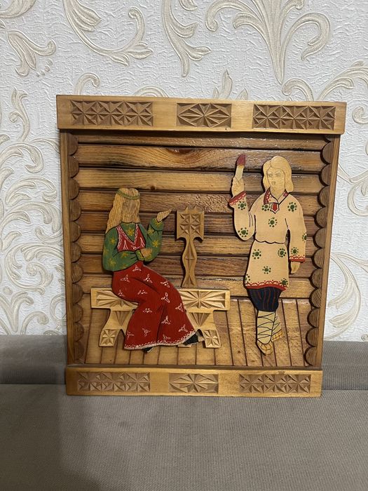 Панно деревянное СССР