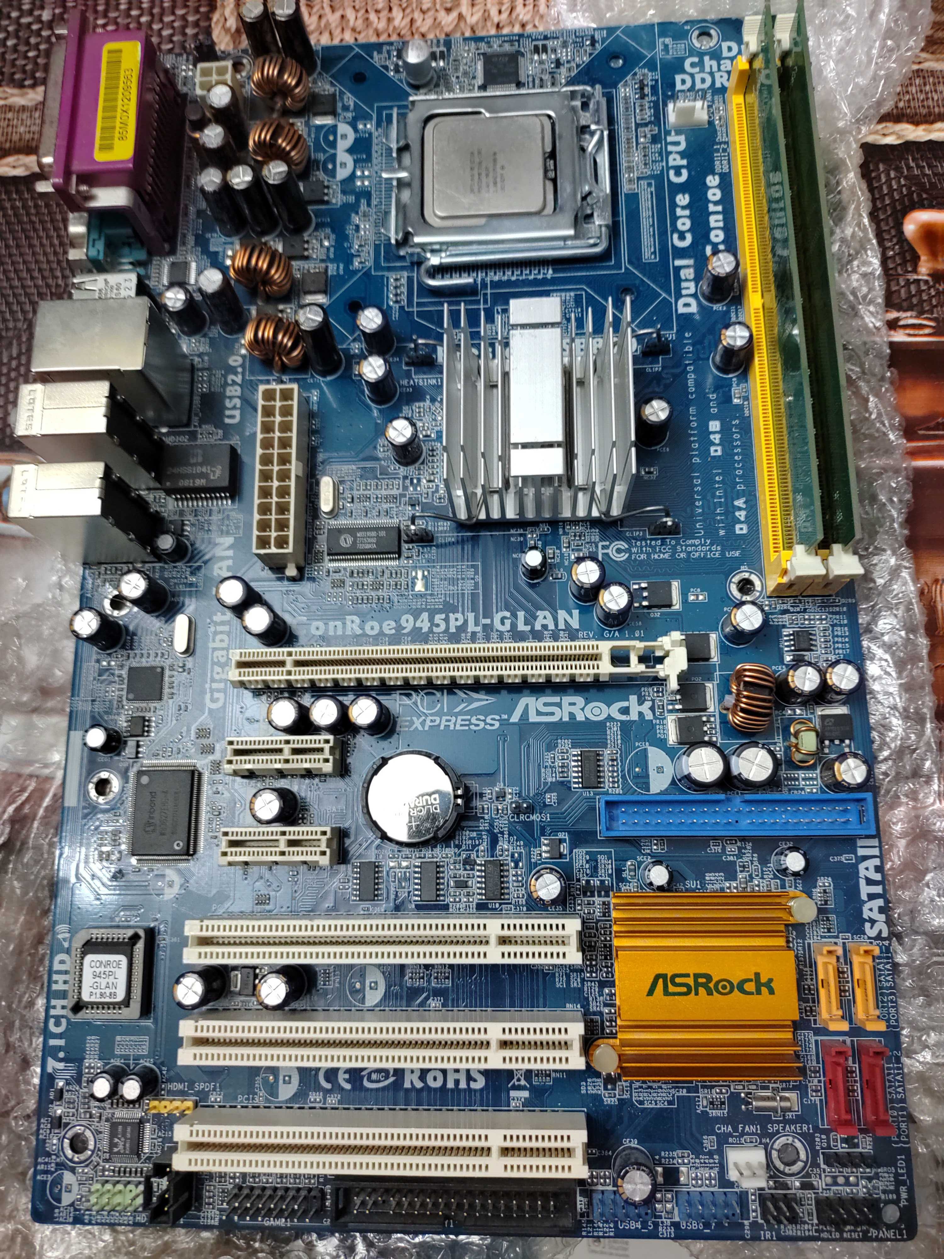 Placa baza asrock conroe945 skt 775