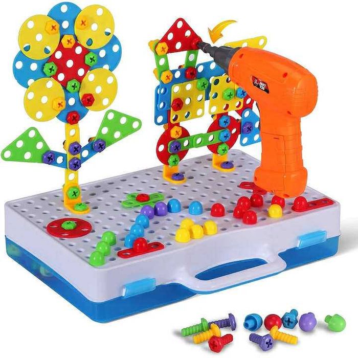 Puzzle STEM Pitikot® set de constructie, pentru fete si băieți