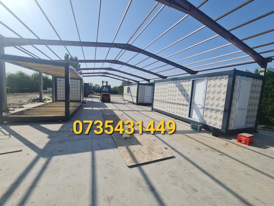 Vand container Modular Birou Terasa cadre metalice Birou